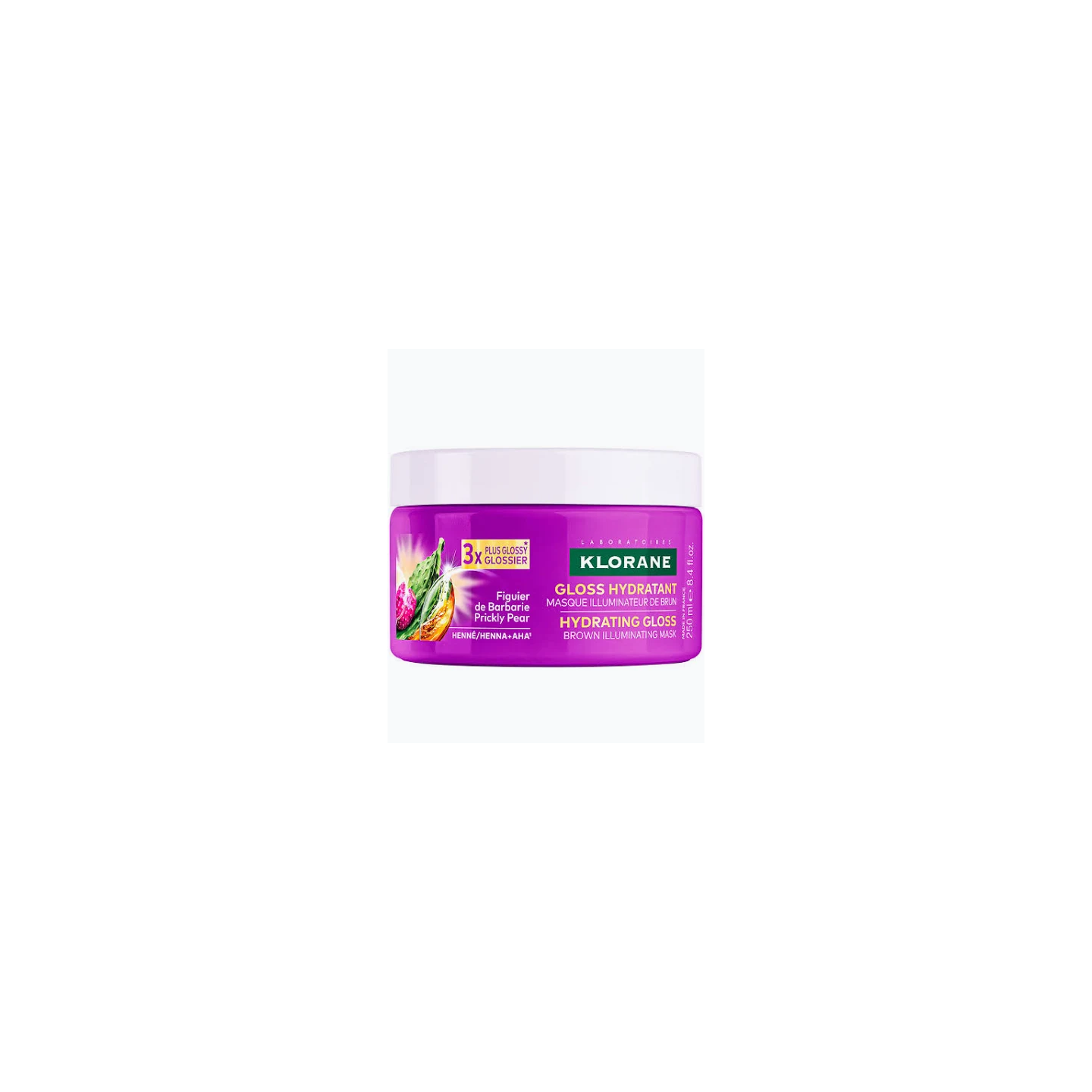 Klorane Gloss Mascarilla Iluminadora Tonos Castaños 250 ml - Mascarillas y acondicionadores
