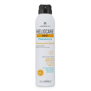 Heliocare 360º Pediatrics Transparent Spray fotoprotector SPF 50+ 200 ml