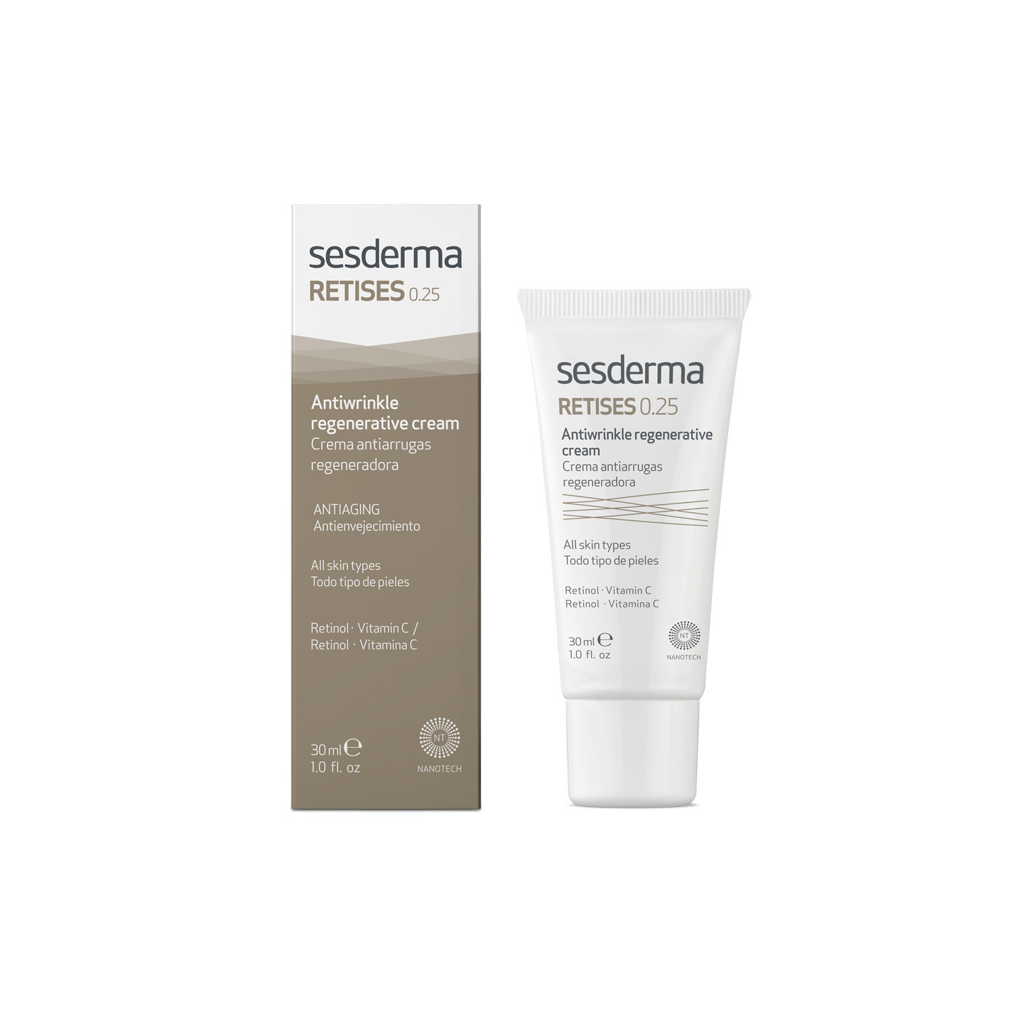 RETISES Crema antiarrugas regeneradora 0.25% 30 ml SESDERMA