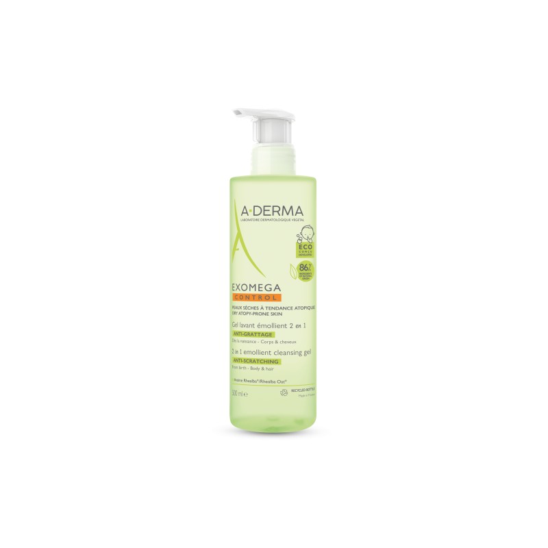 Exomega gel limpiador 2 en 1 cuerpo y cara 500 ml