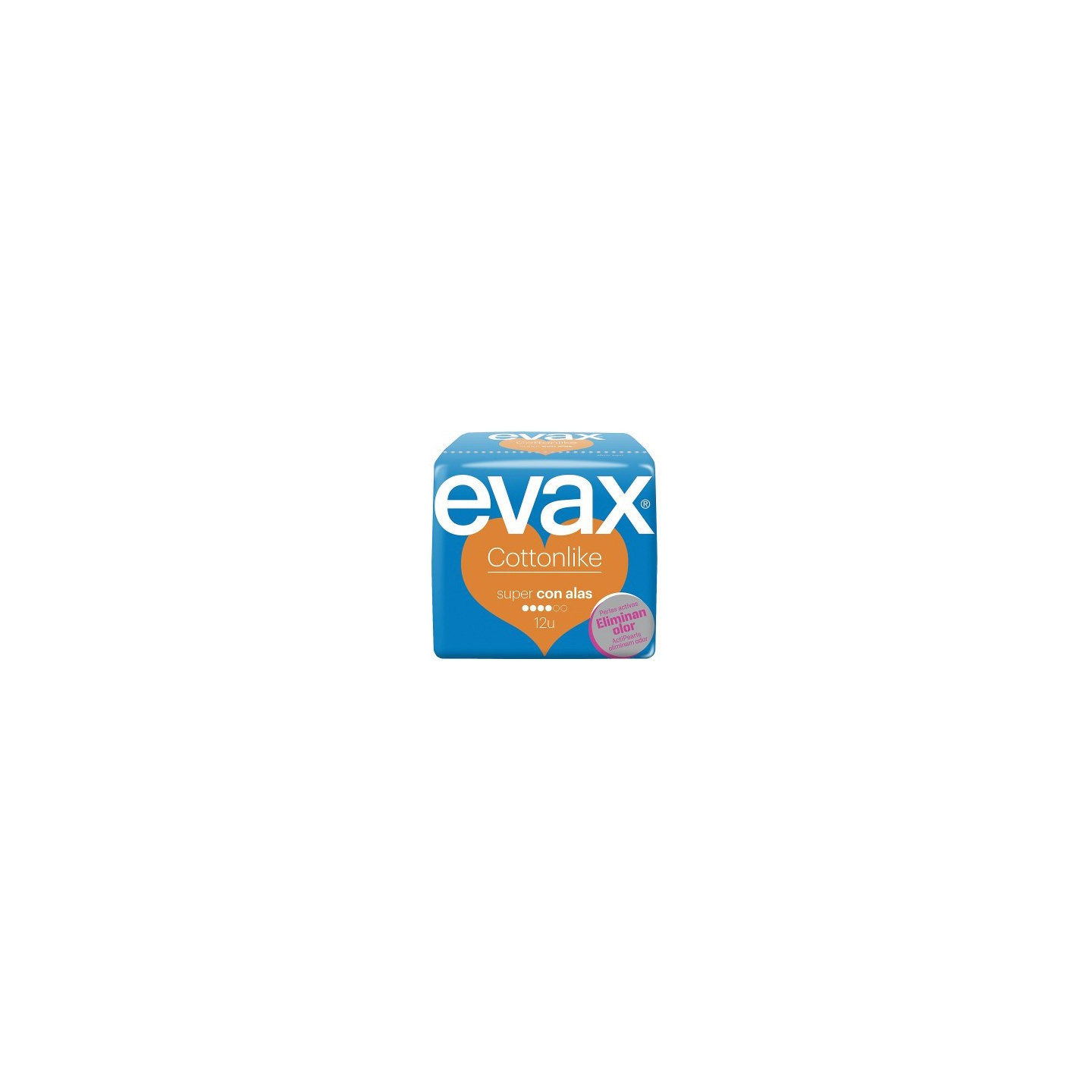 Compresas Evax Cottonlike super alas 12 unidades - Compresas, salvaslips y tampones | STG Farma