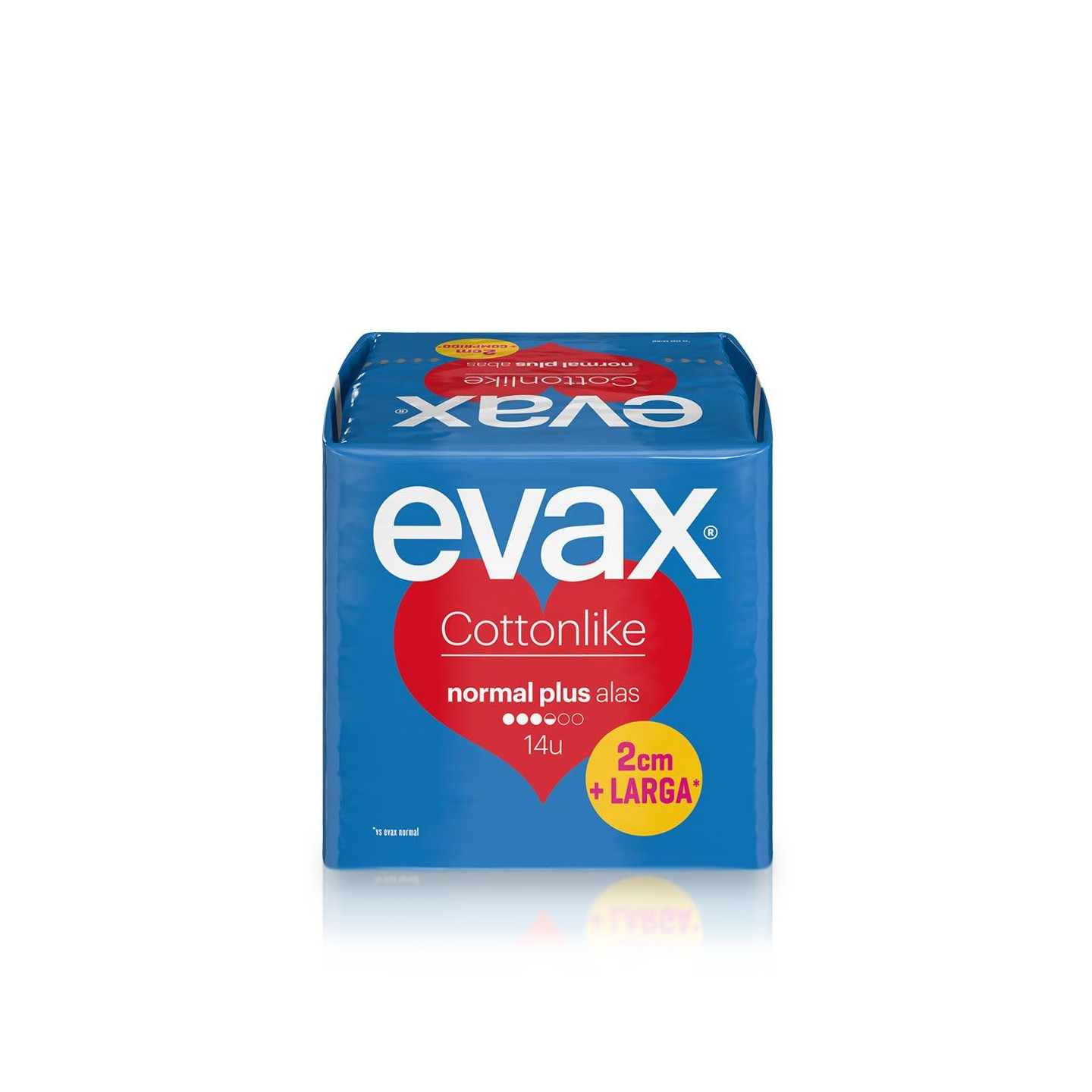 Compresas Evax Cottonlike normal plus alas 14 unidades - Compresas, salvaslips y tampones | STG Farma