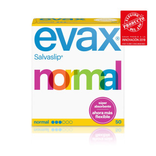 Evax Salvaslips normal 44+6 unidades - Compresas, salvaslips y tampones | STG Farma