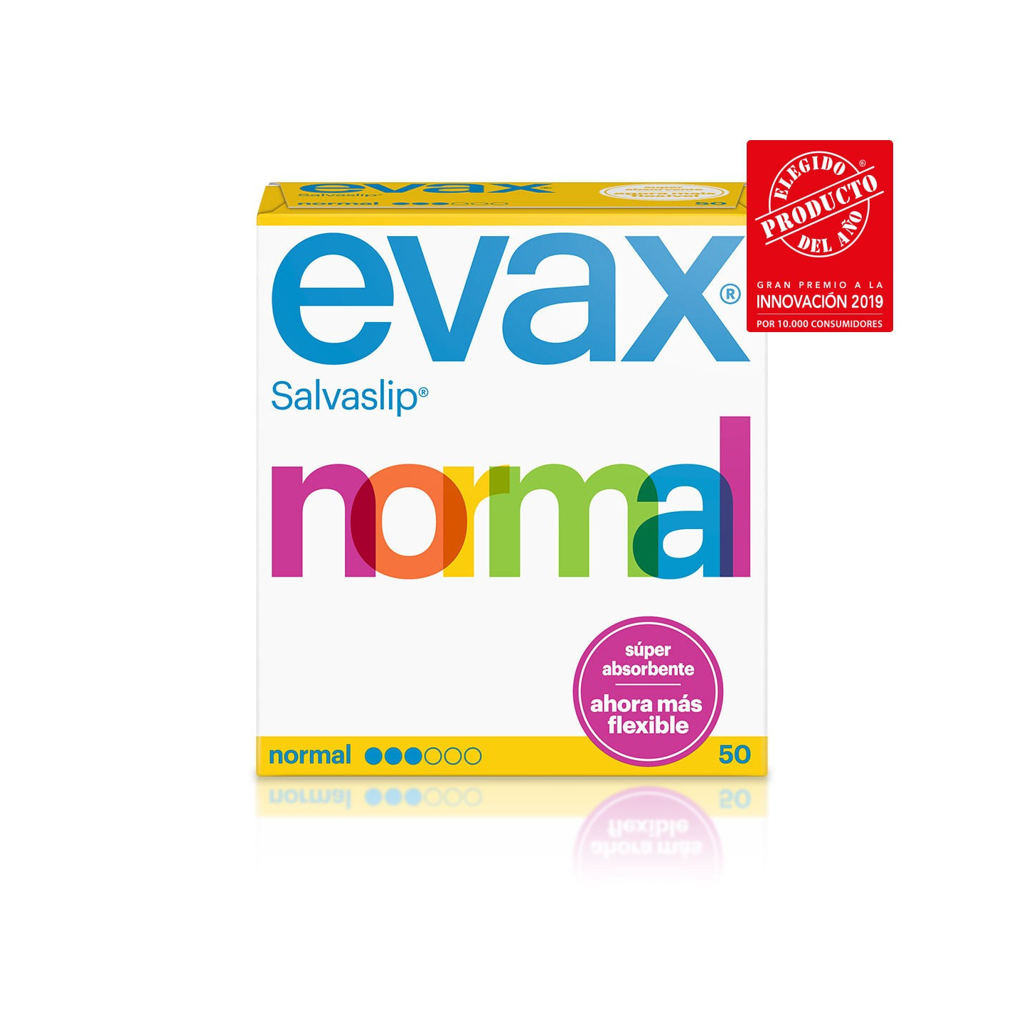 Evax Salvaslips normal 44+6 unidades - Compresas, salvaslips y tampones | STG Farma