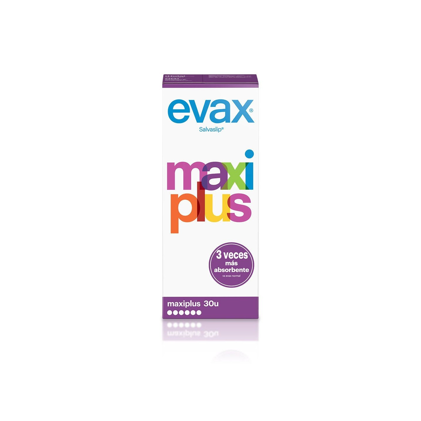 Evax Salvaslips maxi plus 30 unidades - Compresas, salvaslips y tampones | STG Farma