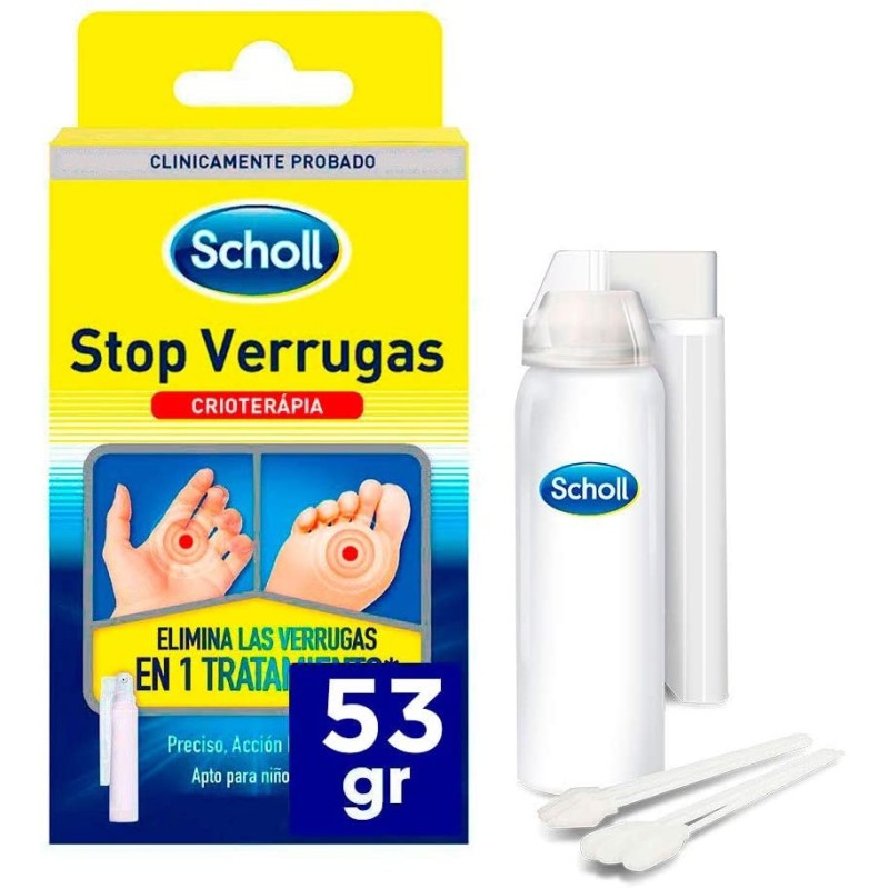 Dr Scholl stop verrugas crioterapia