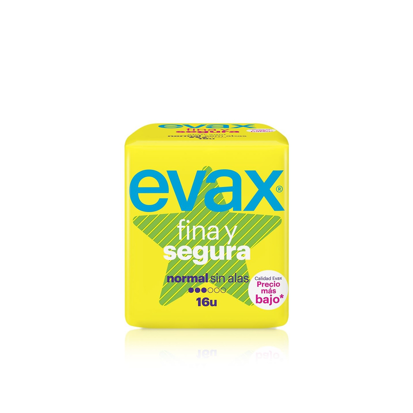 Compresas Evax fina y segura normal sin alas 16 unidades - Compresas, salvaslips y tampones | STG Farma