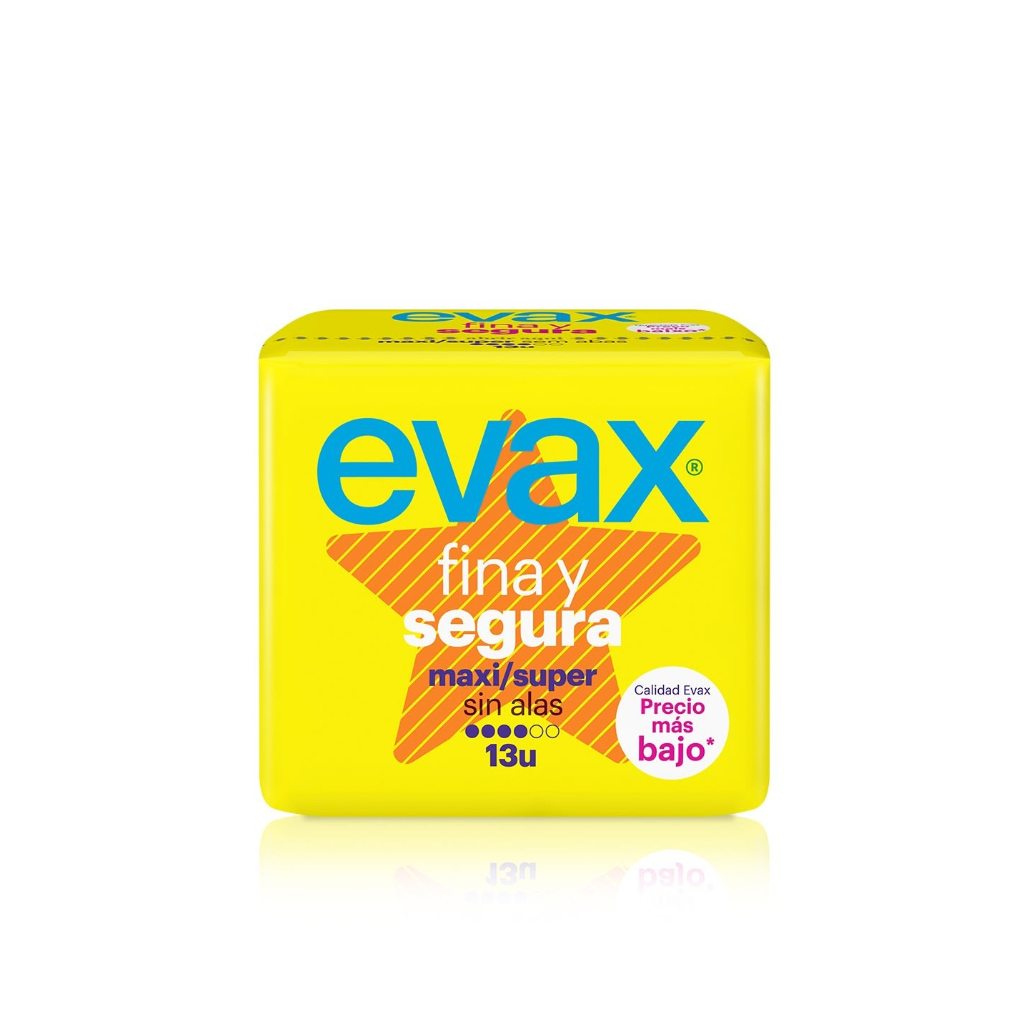 Compresas Evax fina y segura maxi sin alas 14 unidades - Compresas, salvaslips y tampones | STG Farma