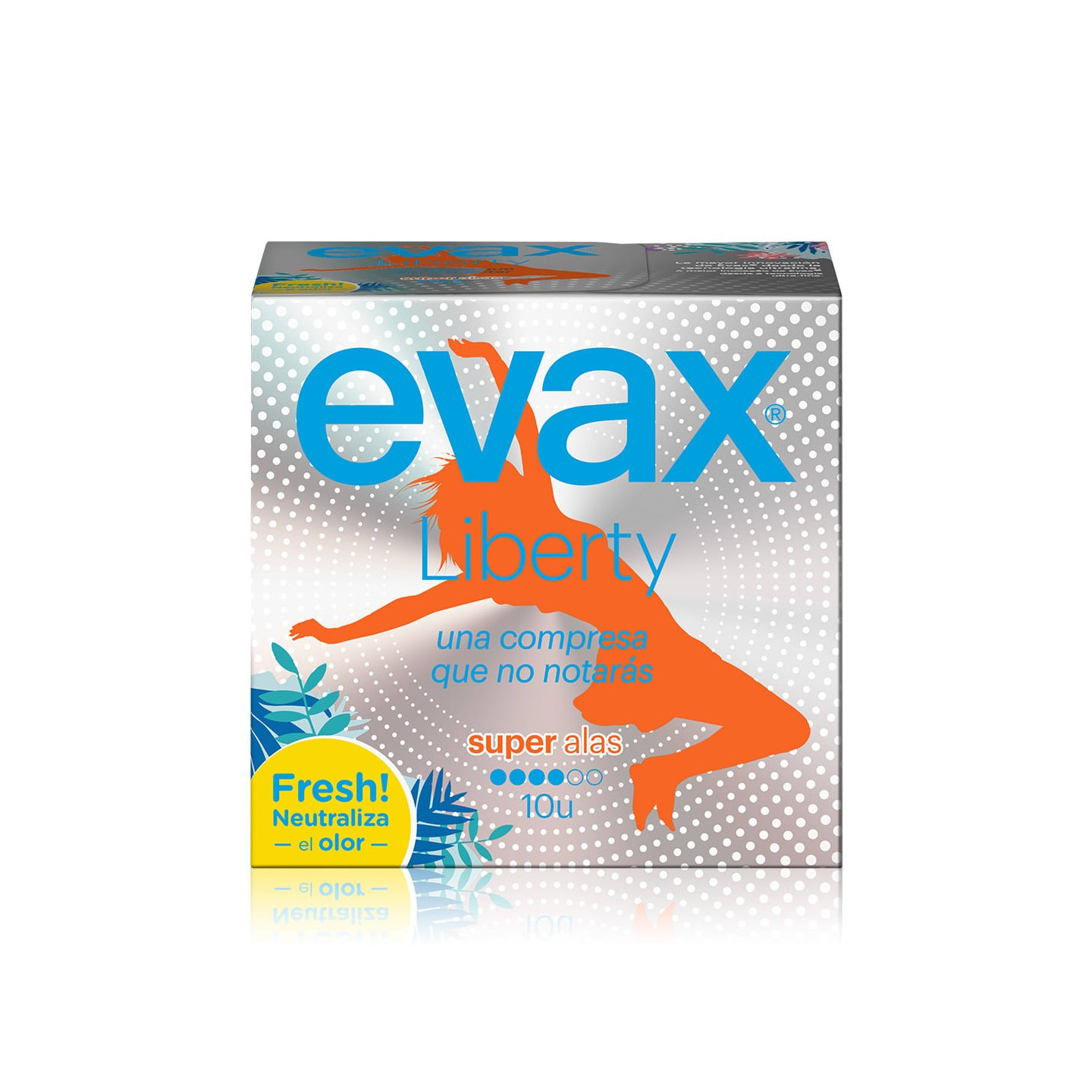 Compresas Evax Liberty súper con alas 10 unidades - Compresas, salvaslips y tampones | STG Farma