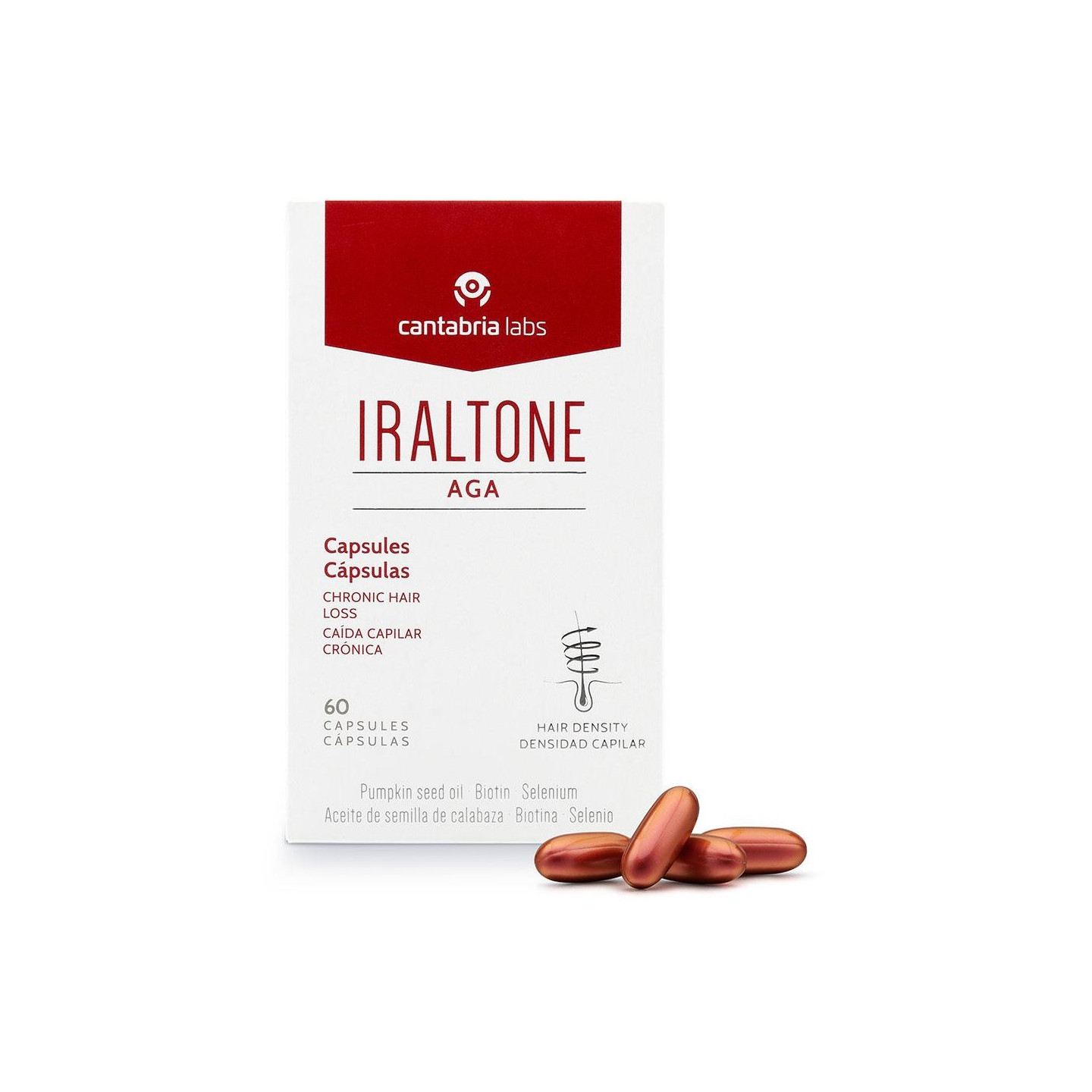 Iraltone AGA 60 cápsulas