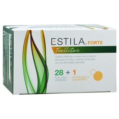 Toallitas Estila Forte 28 unidades + 1 almohadilla calentable