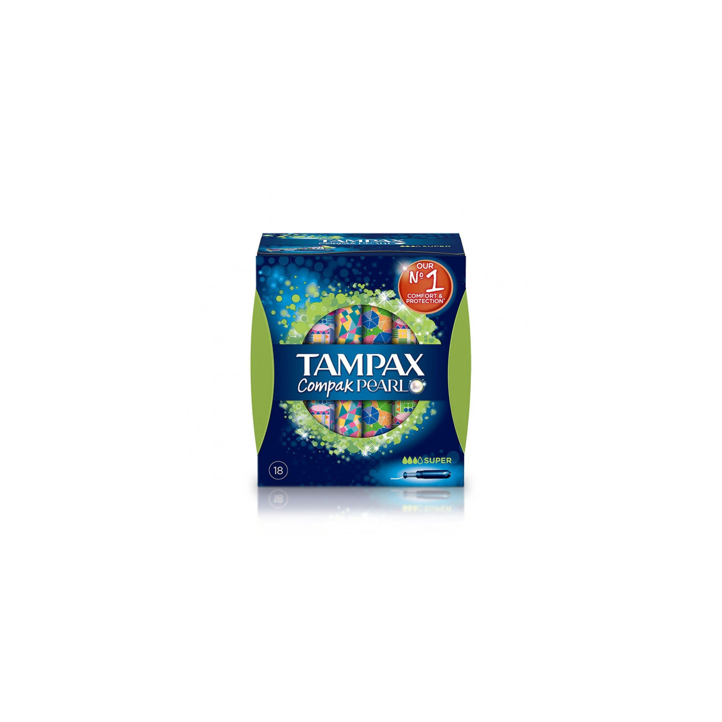 Tampax Compak Pearl Super 16 tampones