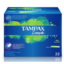 Tampax Compak Super 22 tampones