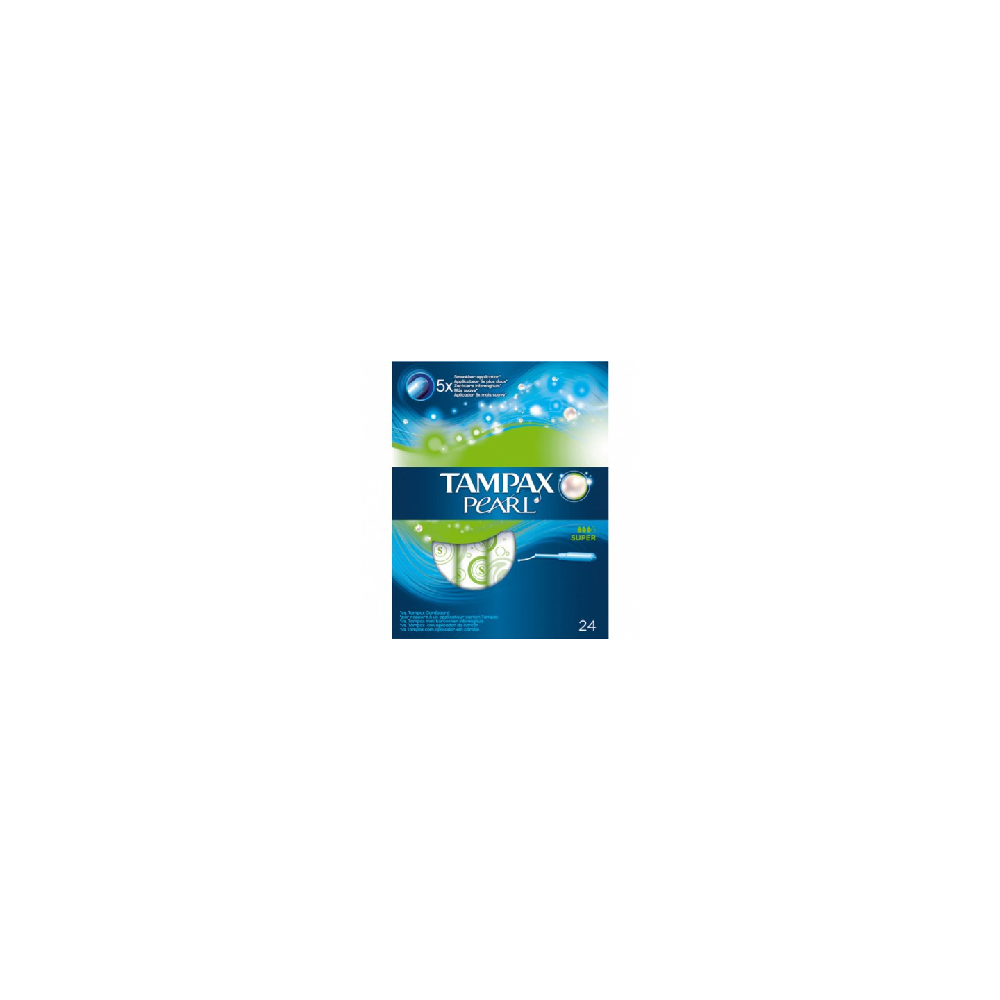 Tampax Pearl Super 24 tampones - Compresas, salvaslips y tampones | STG Farma