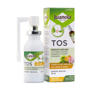 Juanola Spray bucal tos 20 ml - Garganta | STG Farma