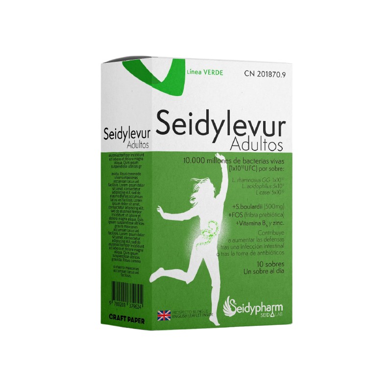 Seidylevur adultos 10 sticks bucodispersables