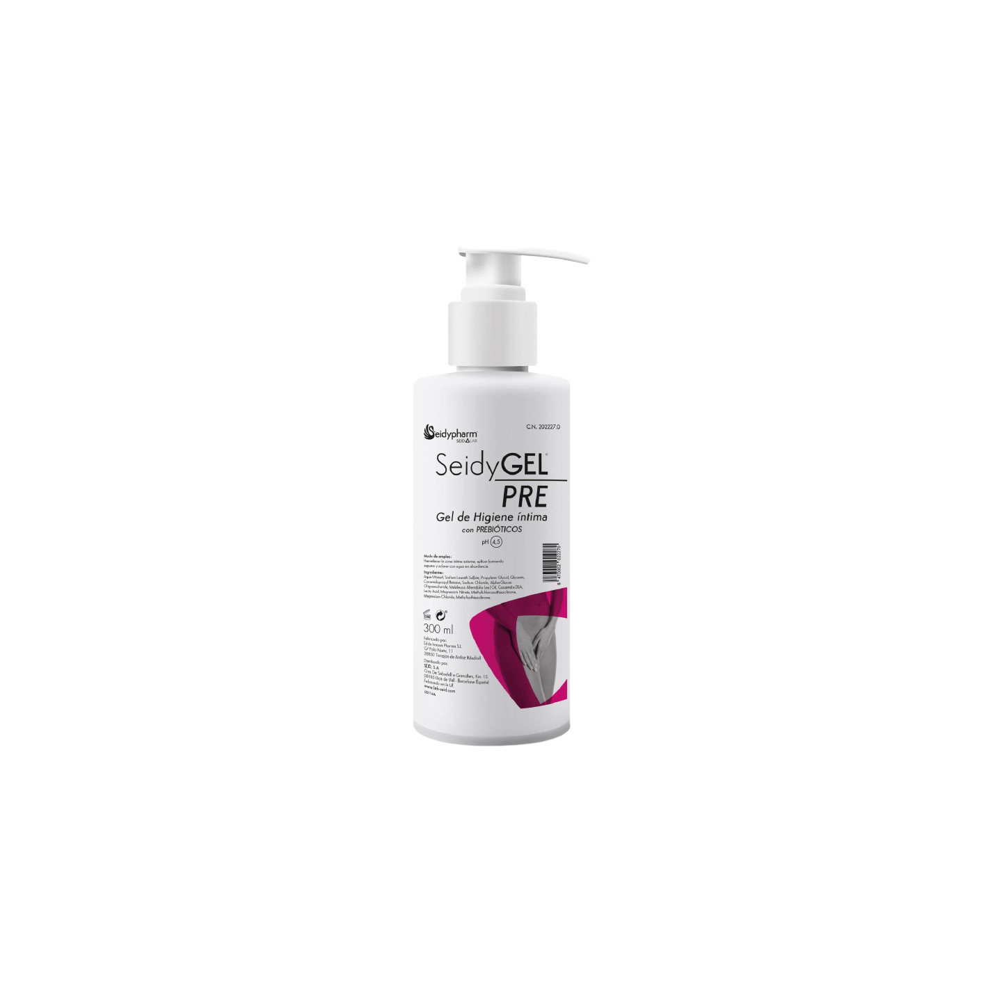 SeidyGEL PRE gel de higiene íntima 300 ml