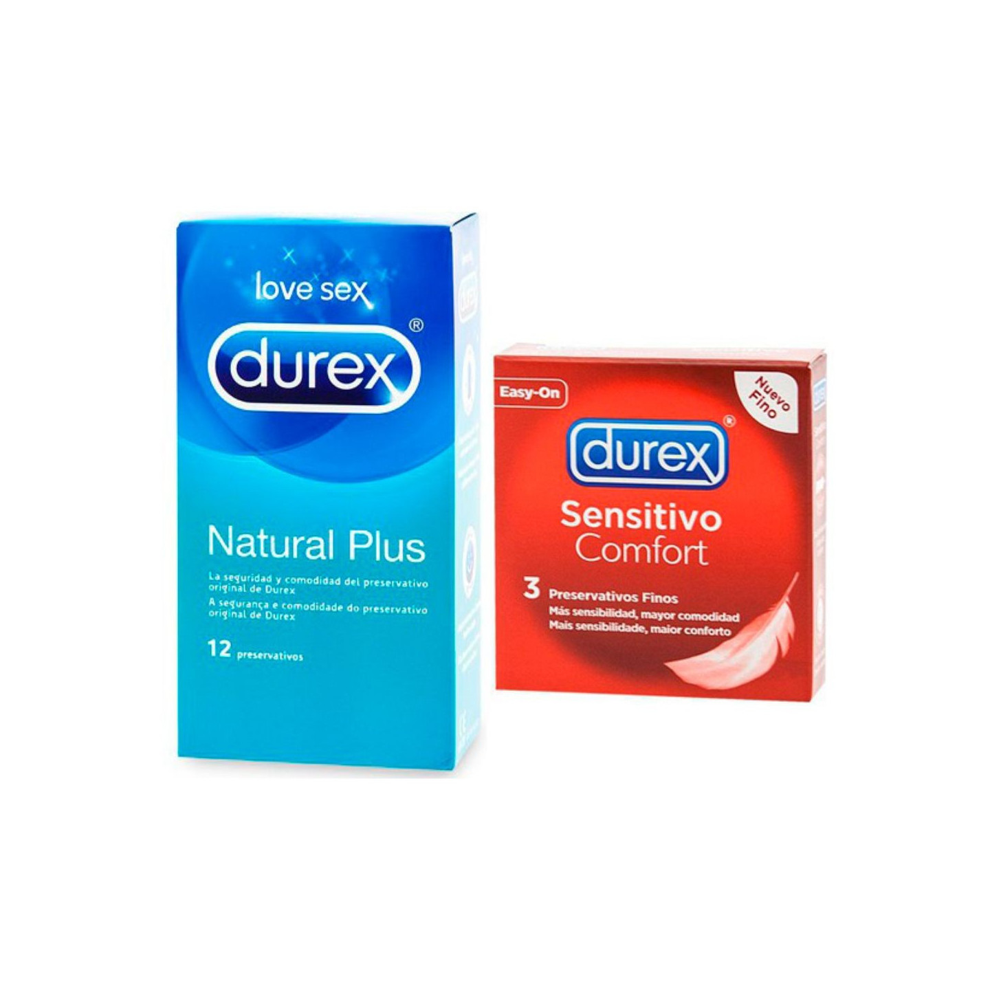 Durex Natural Plus Easy On 12 unidades + 3 sensitivo suave