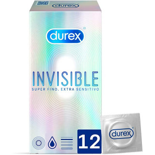 Durex Invisible Extra Sensitivo 12 unidades