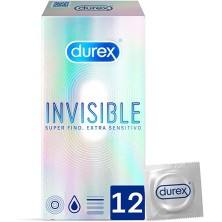 Durex Invisible Extra Sensitivo 12 unidades