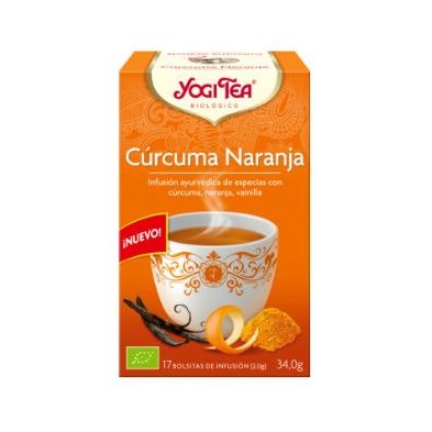 Yogi Tea Cúrcuma Naranja 17 infusiones