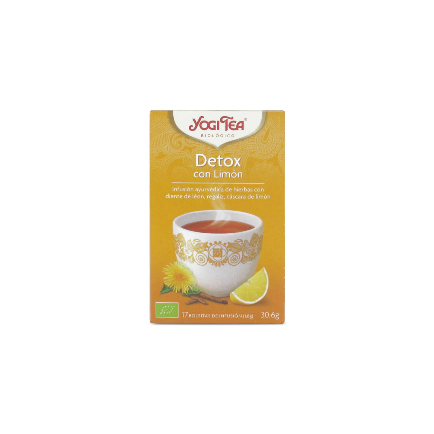 Yogi Tea detox limón 17 infusiones