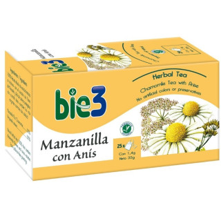 Bio3 Manzanilla con Anís 25 bolsitas - Infusiones de Manzanilla | STG Farma