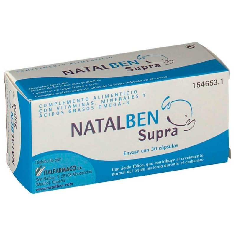 Natalben Supra 30 cápsulas