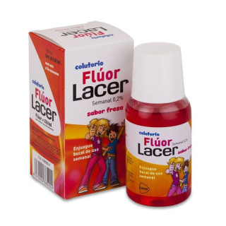 Colutorio Lacer junior semanal sabor fresa 100 ml