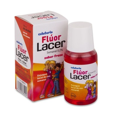 Colutorio Lacer junior semanal sabor fresa 100 ml