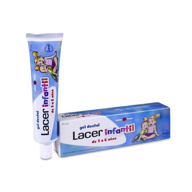 Gel dental fresa Lacer infantil 75 ml