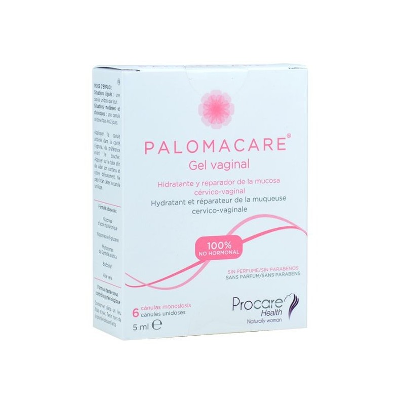 Palomacare gel vaginal 6 cánulas