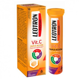 Leotron Vitamina C 18 comprimidos efervescentes