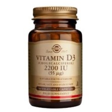 Solgar Vitamina D3 2200ui (55mcg) 50 cápsulas