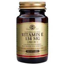 Vitamina E 200UI (134mg) 50 cápsulas blandas SOLGAR