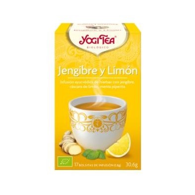 Yogi Tea jengibre y limón 17 infusiones