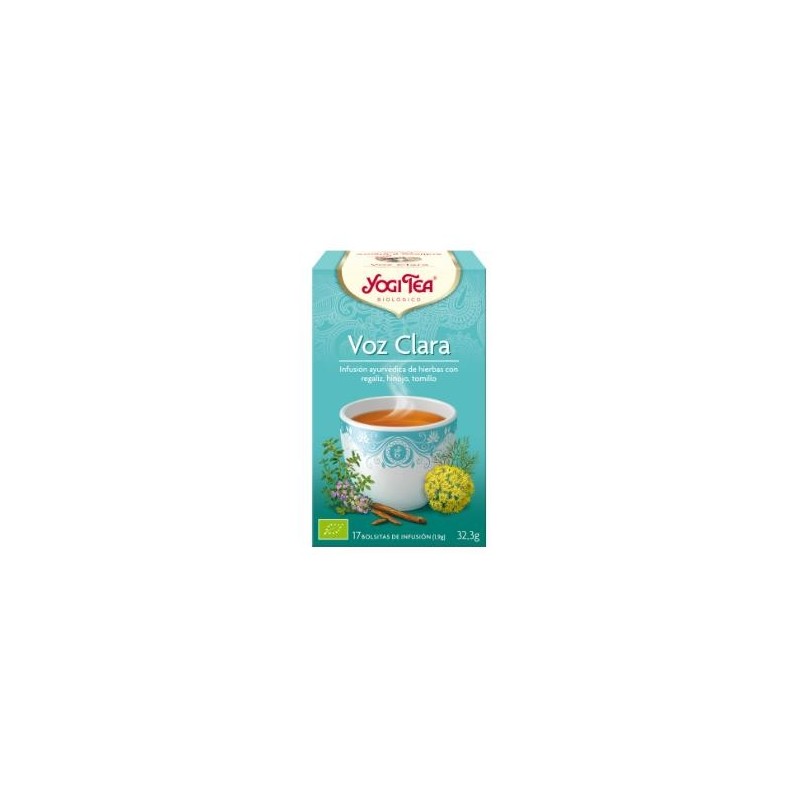 Yogi Tea voz clara 17 infusiones