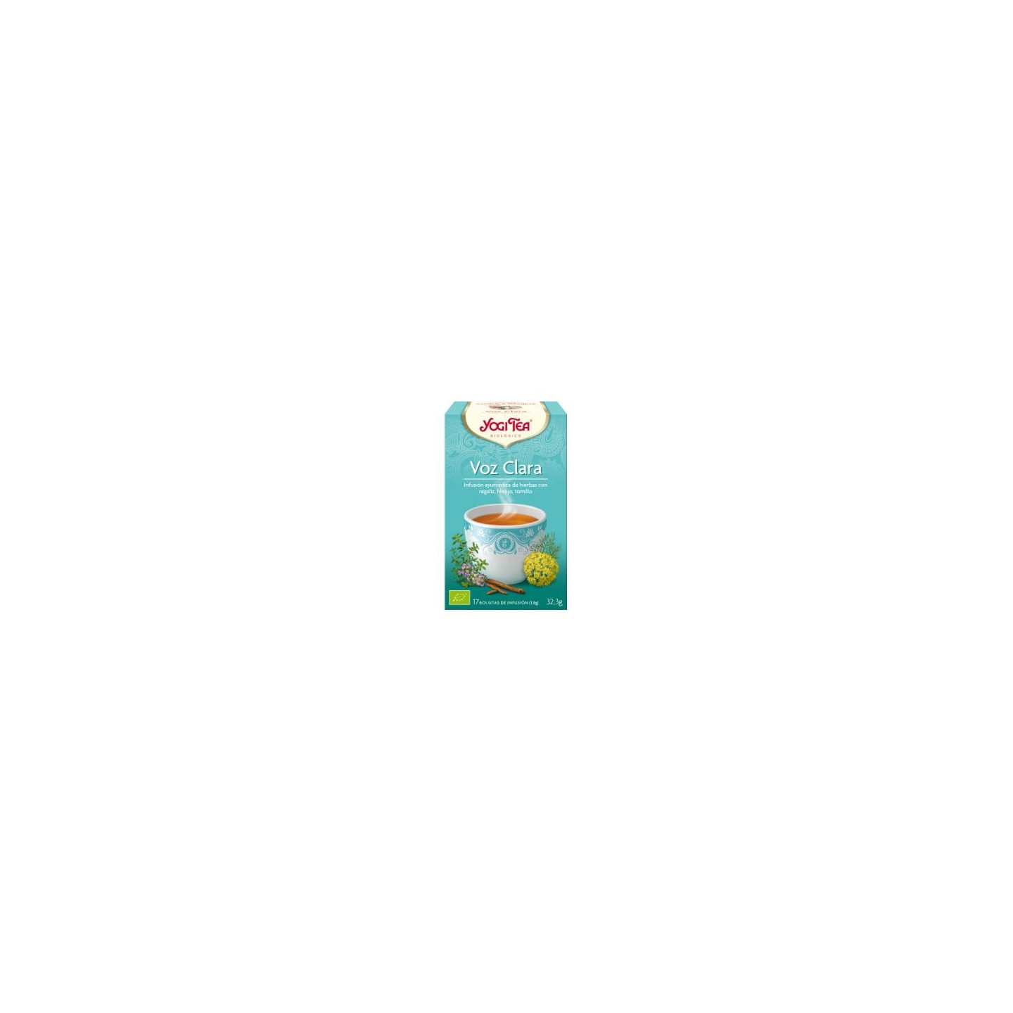 Yogi Tea voz clara 17 infusiones