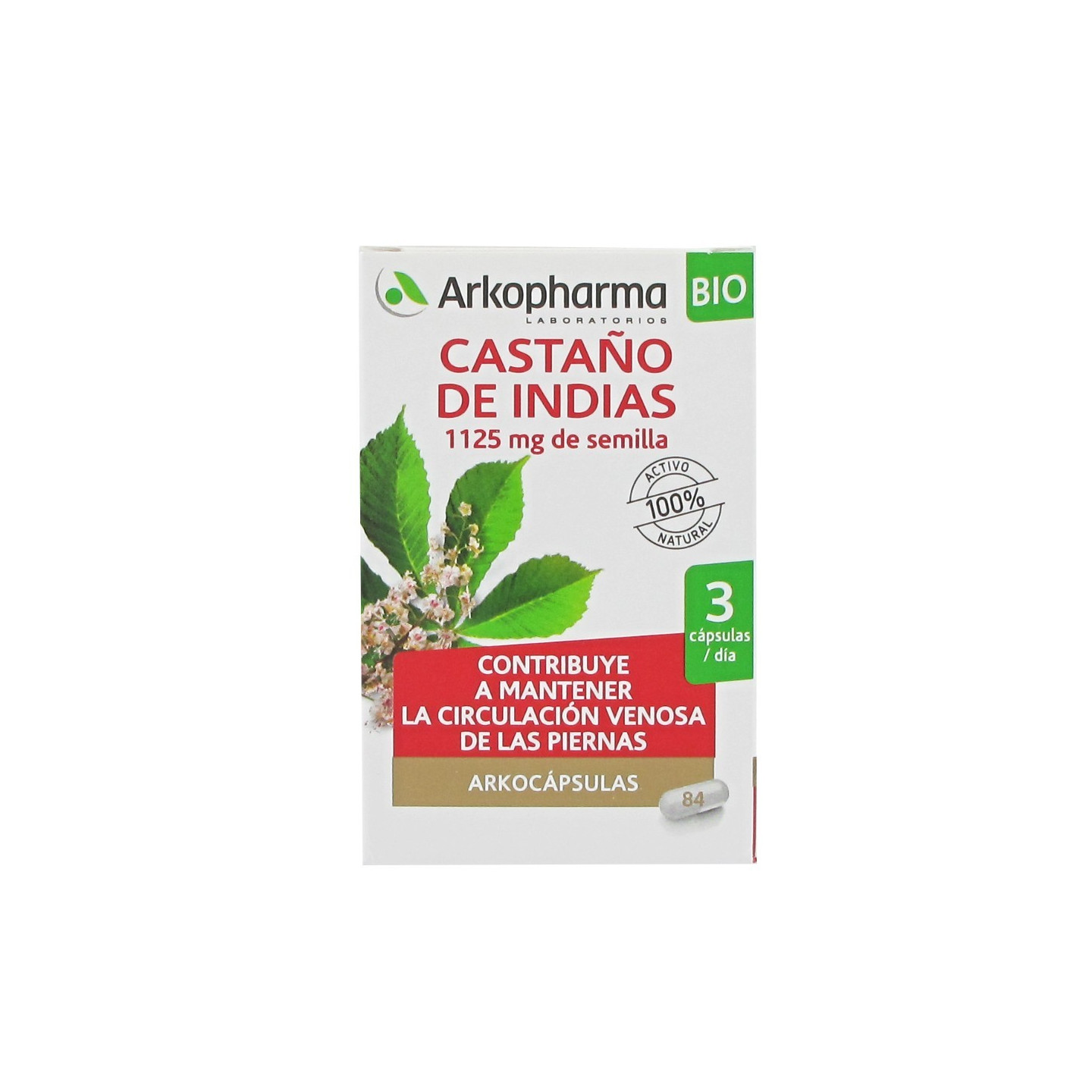 Arkocápsulas castaño de indias 84 cápsulas