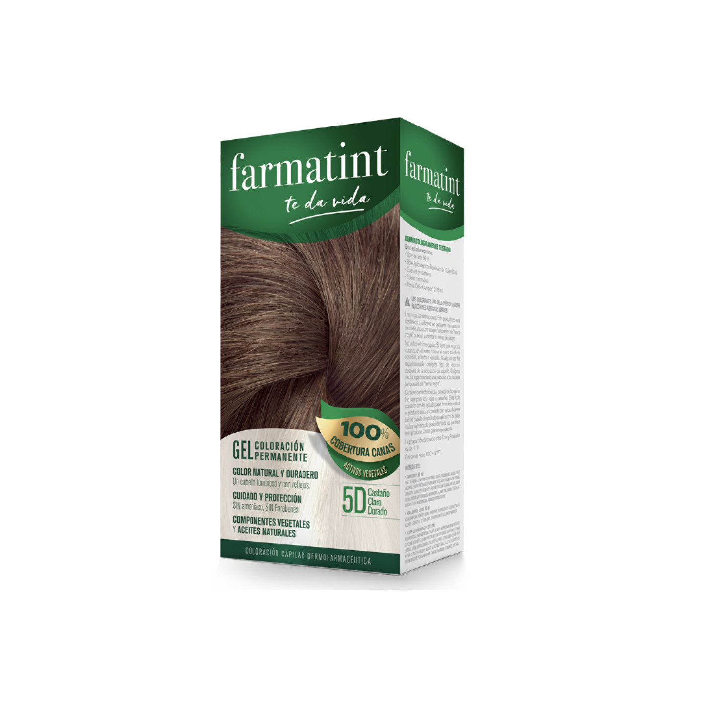 Farmatint 5D castaño claro dorado