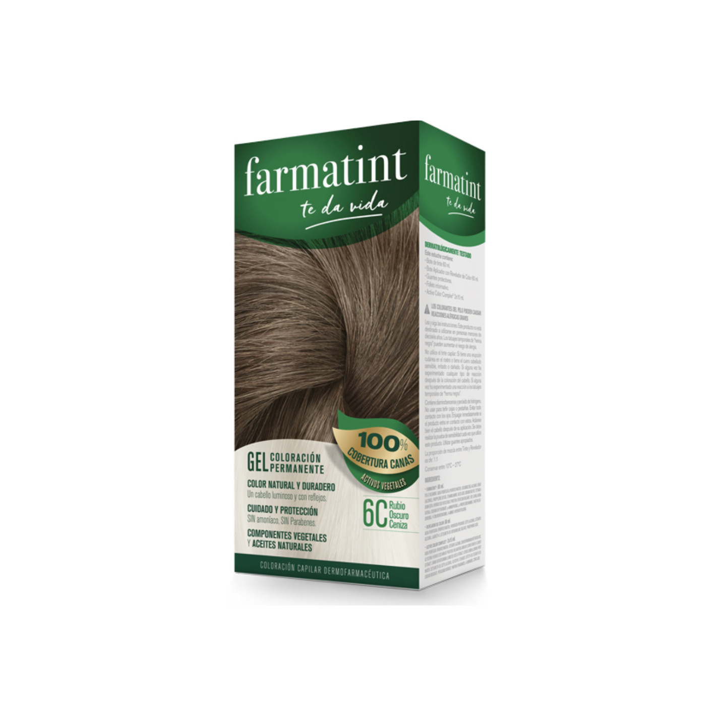 Farmatint 6C rubio oscuro ceniza