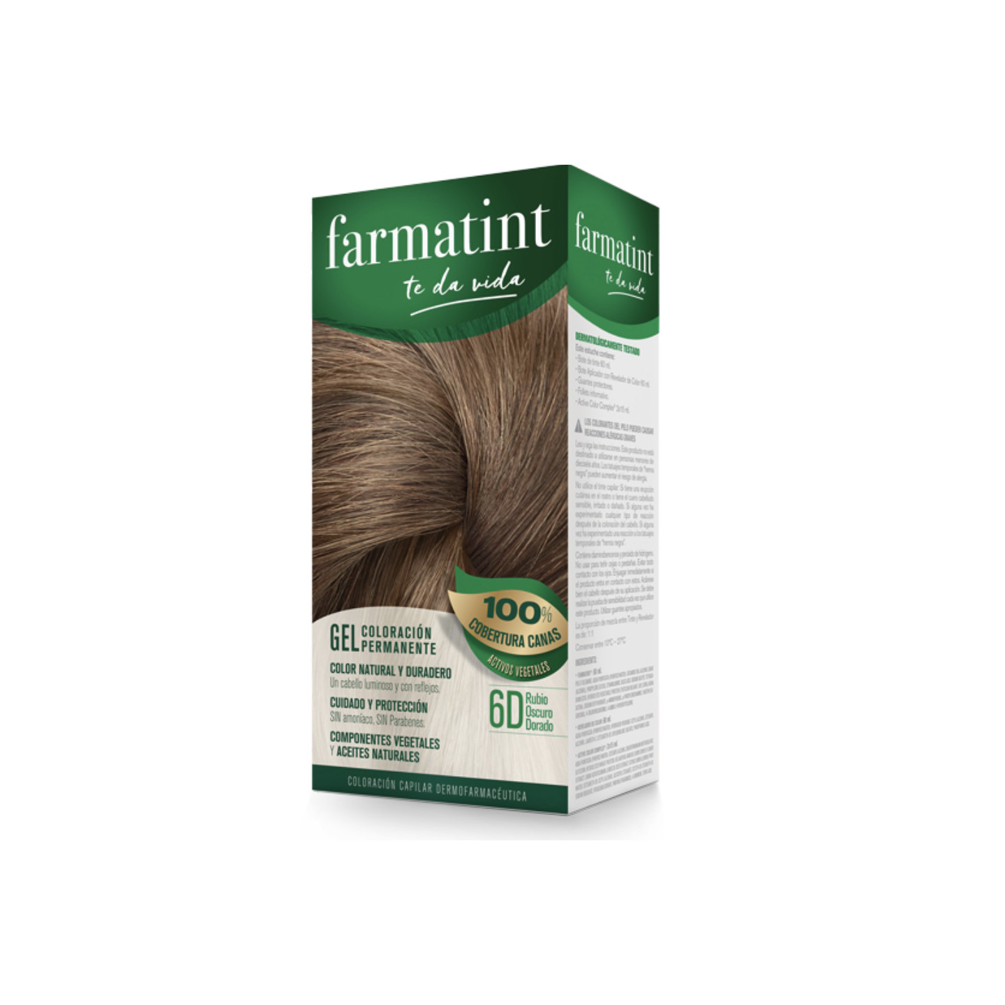 Farmatint 6D rubio oscuro dorado