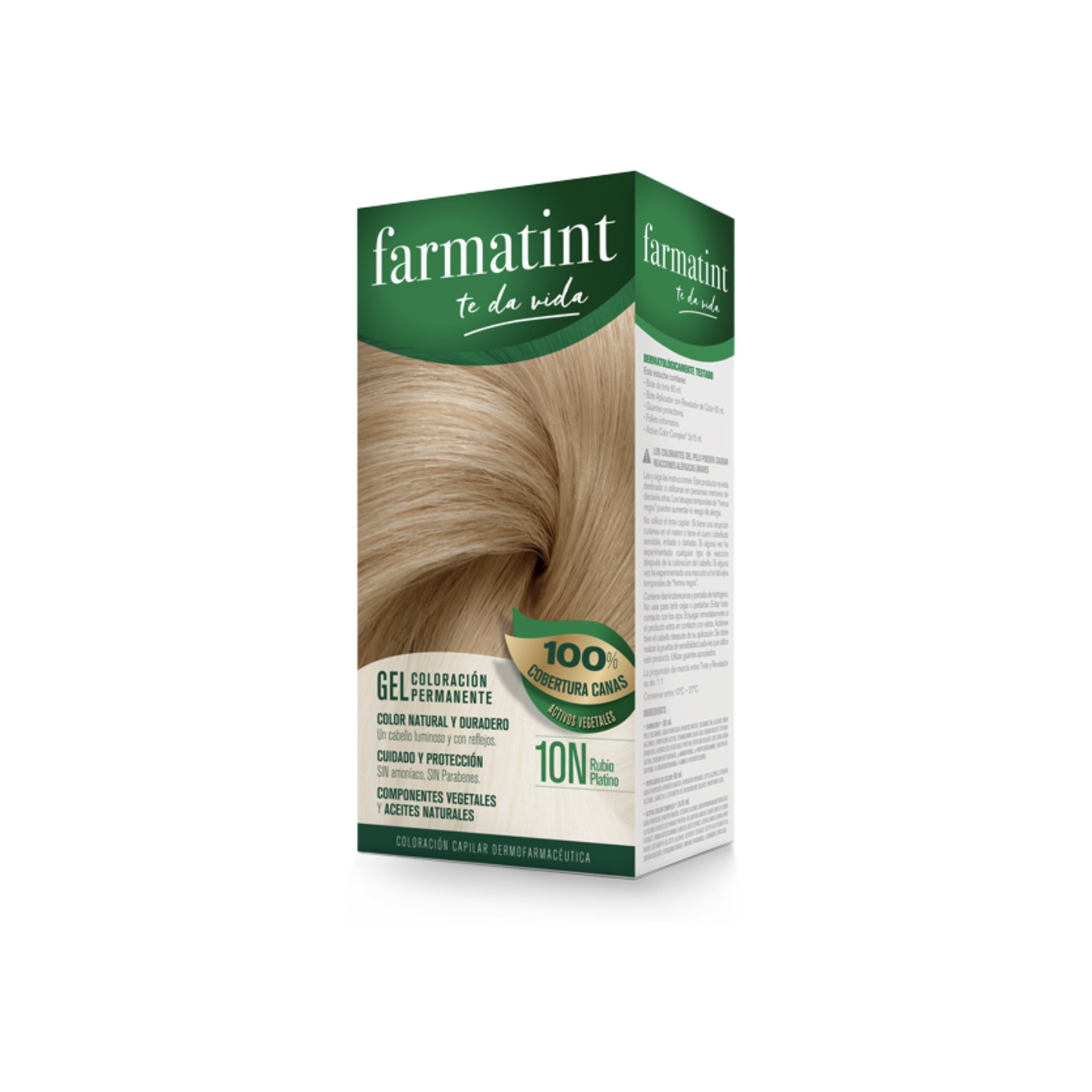 Farmatint 10N rubio platino
