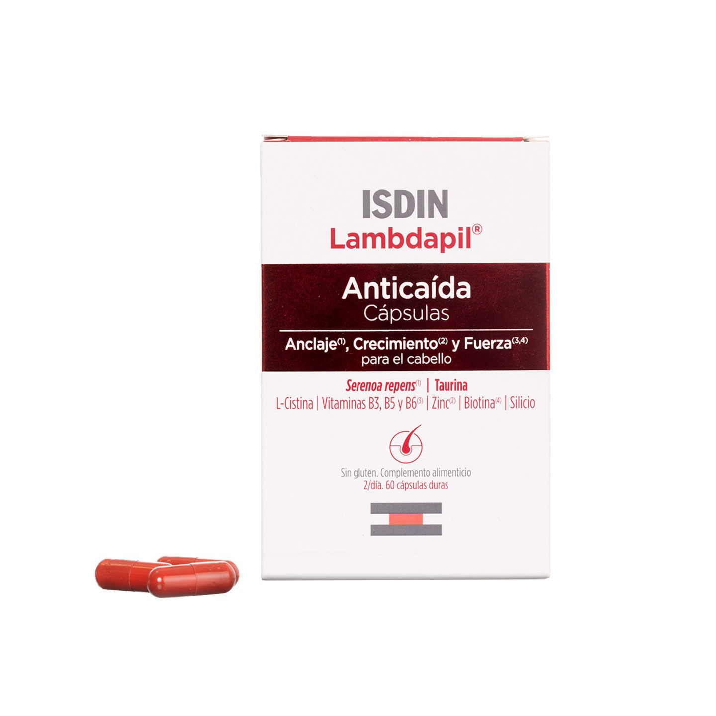 Isdin Lambdapil anticaída 60 cápsulas