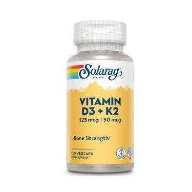 Solaray Vitamina D3 & K2