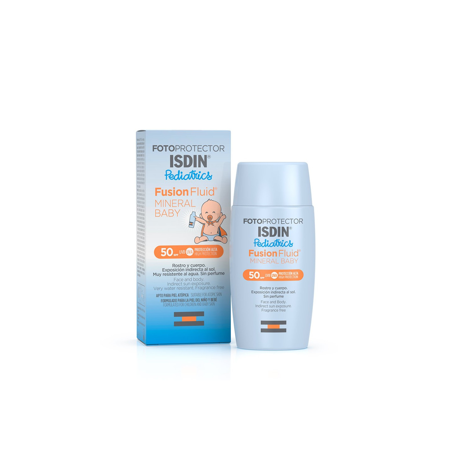 Fotoprotector Isdin Pediatrics Fusion Fluid Mineral 50+ 50 ml