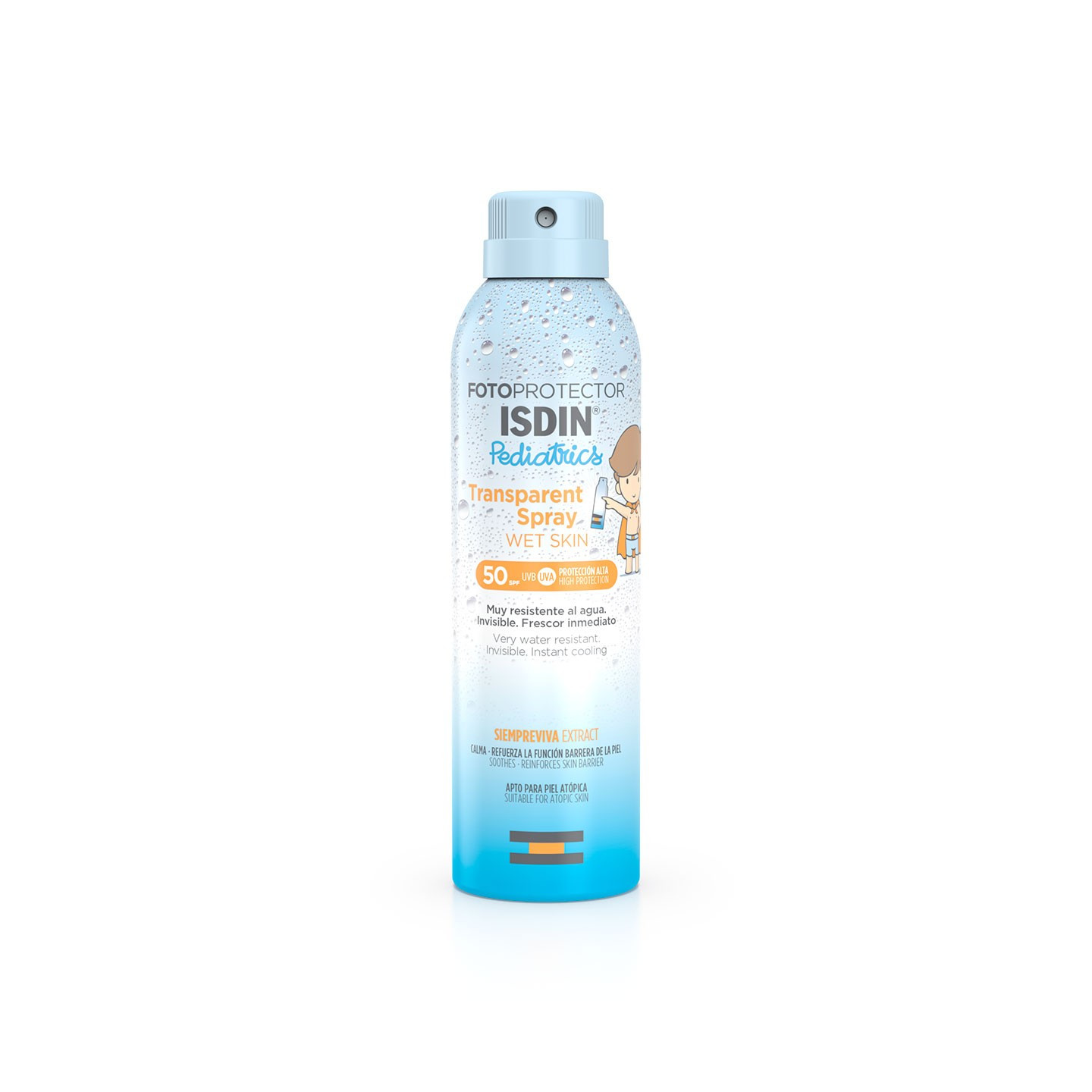 ISDIN Spray Pediátrico transparente SPF 50 250 ml