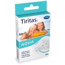 Tiritas aqua transparentes 20 unidades