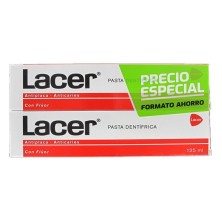 Lacer pasta dentrífica Duplo 2x125 ml