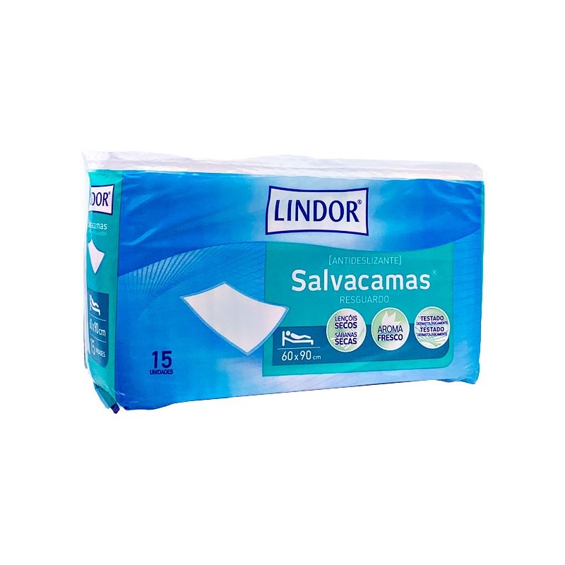 Salvacamas empapadores 60 x 90 Lindor 15 ud